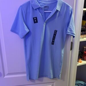 Izod Boys size 14/16Sky Blue Polo Shirt